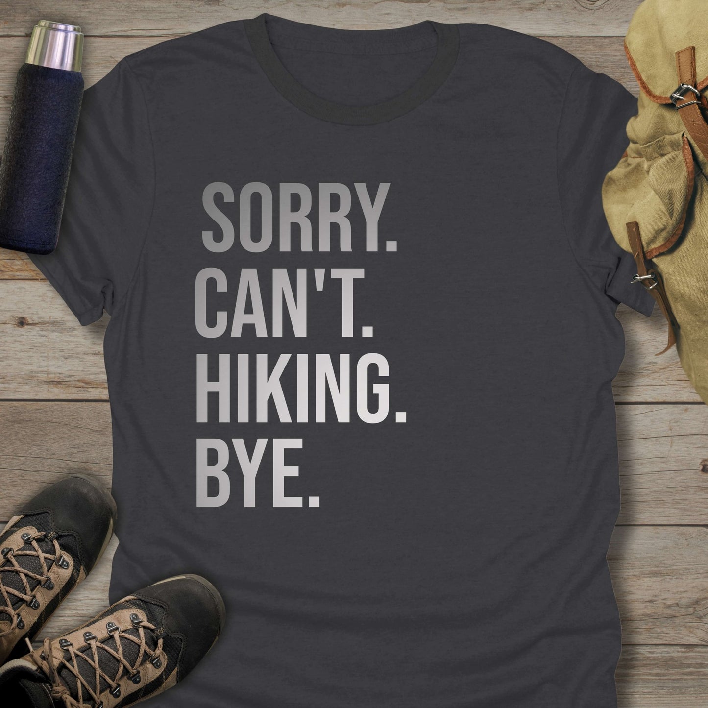 Shop our collection of funny hiking shirts for stylish hiking tee shirts that will make you stand out on the trails.