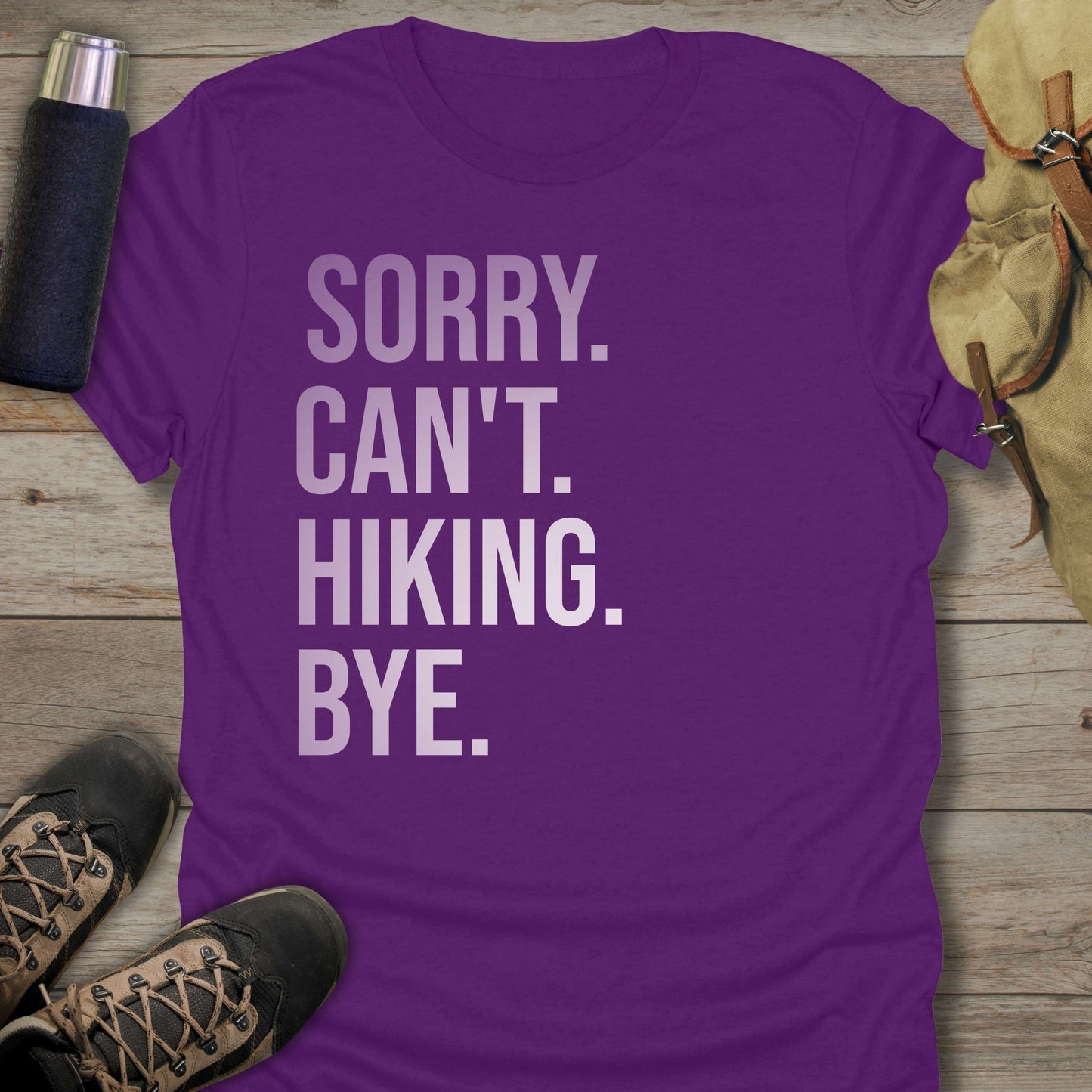 Shop our collection of funny hiking shirts for stylish hiking tee shirts that will make you stand out on the trails.