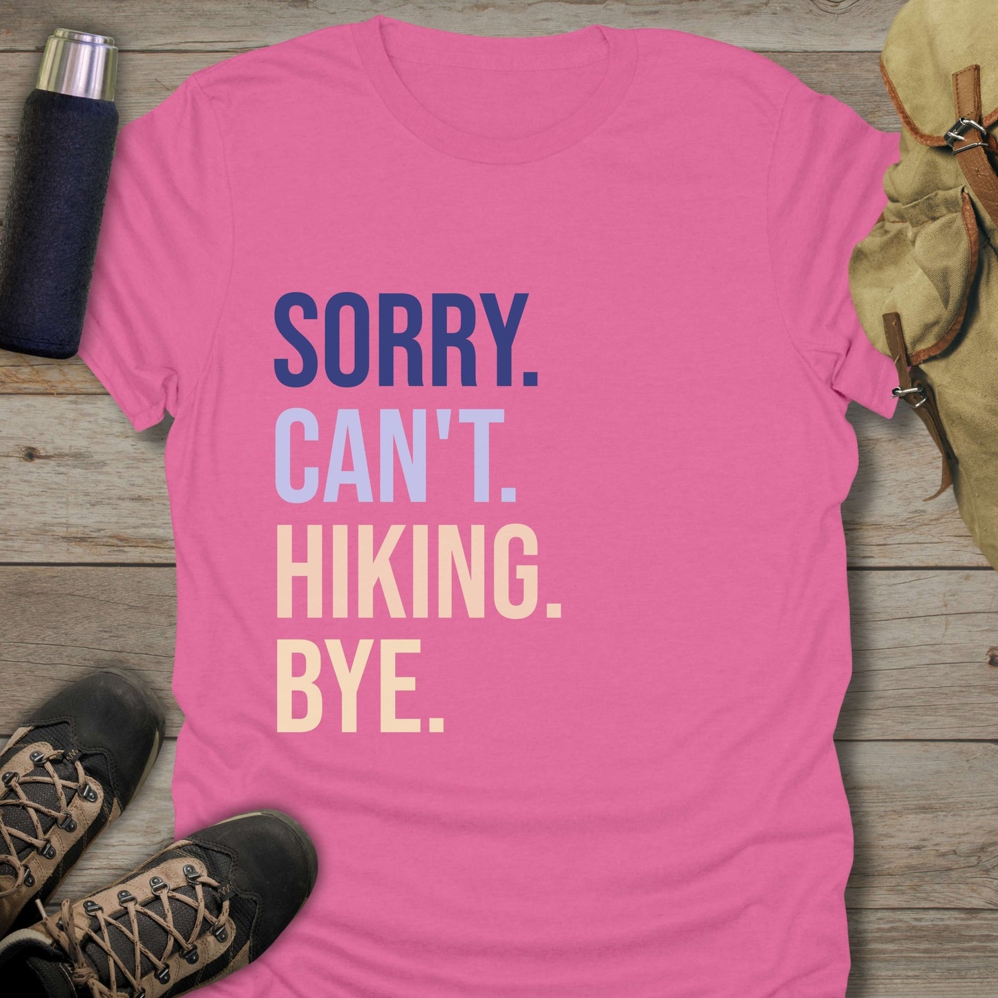 Shop our collection of funny hiking shirts for stylish hiking tee shirts that will make you stand out on the trails.