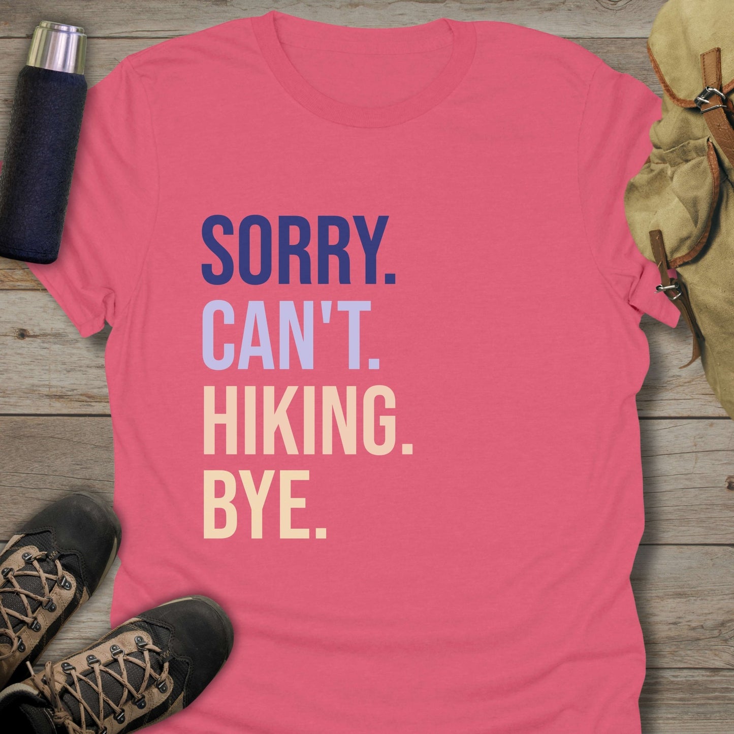 Shop our collection of funny hiking shirts for stylish hiking tee shirts that will make you stand out on the trails.