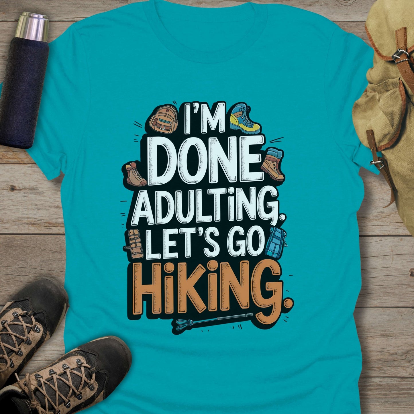 Shop our collection of funny hiking shirts for stylish hiking tee shirts that will make you stand out on the trails.