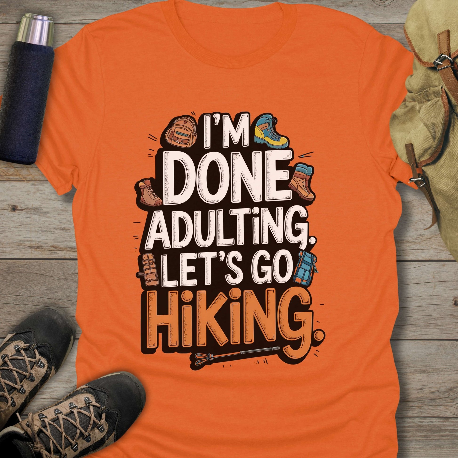 Shop our collection of funny hiking shirts for stylish hiking tee shirts that will make you stand out on the trails.