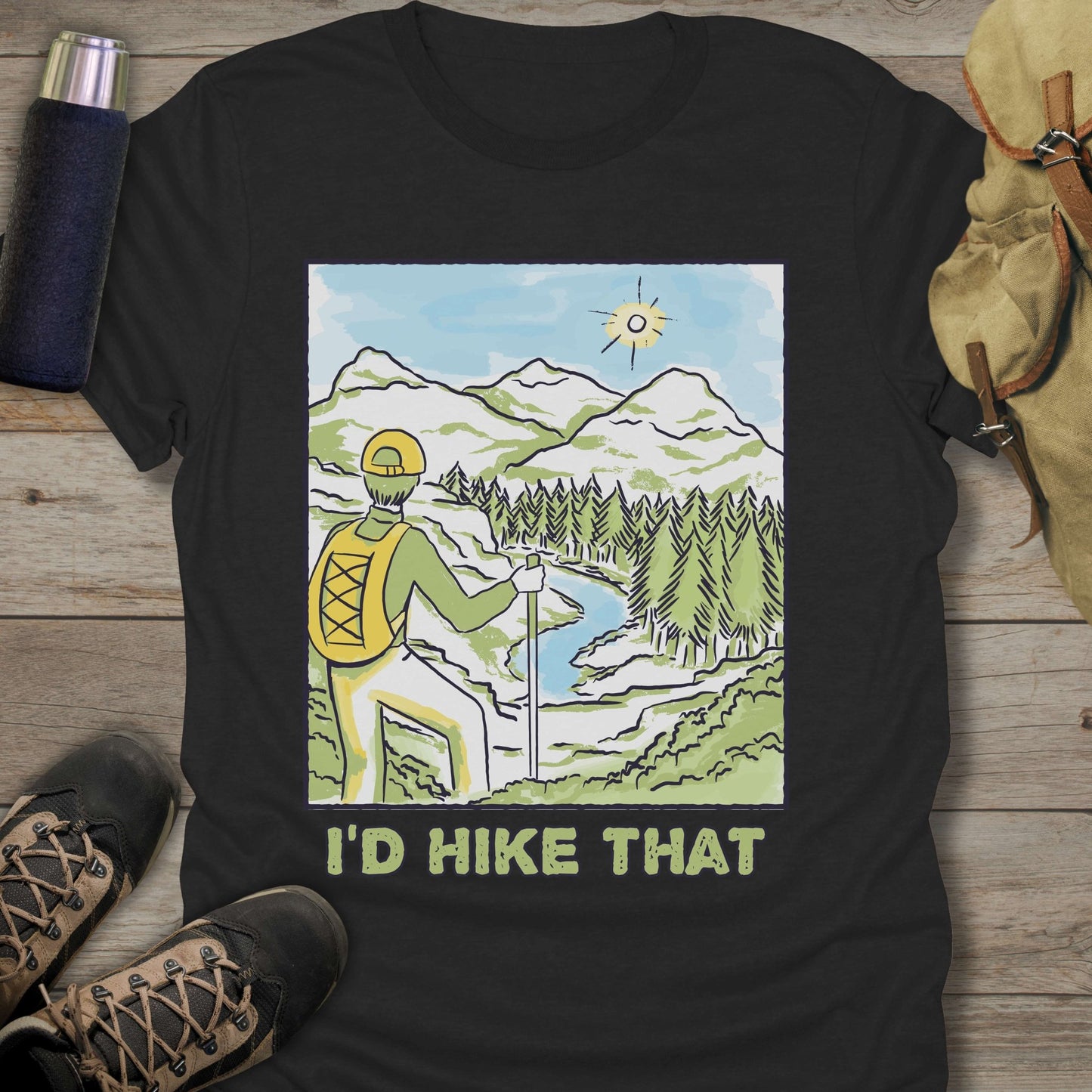 Shop our collection of funny hiking shirts for stylish hiking tee shirts that will make you stand out on the trails.