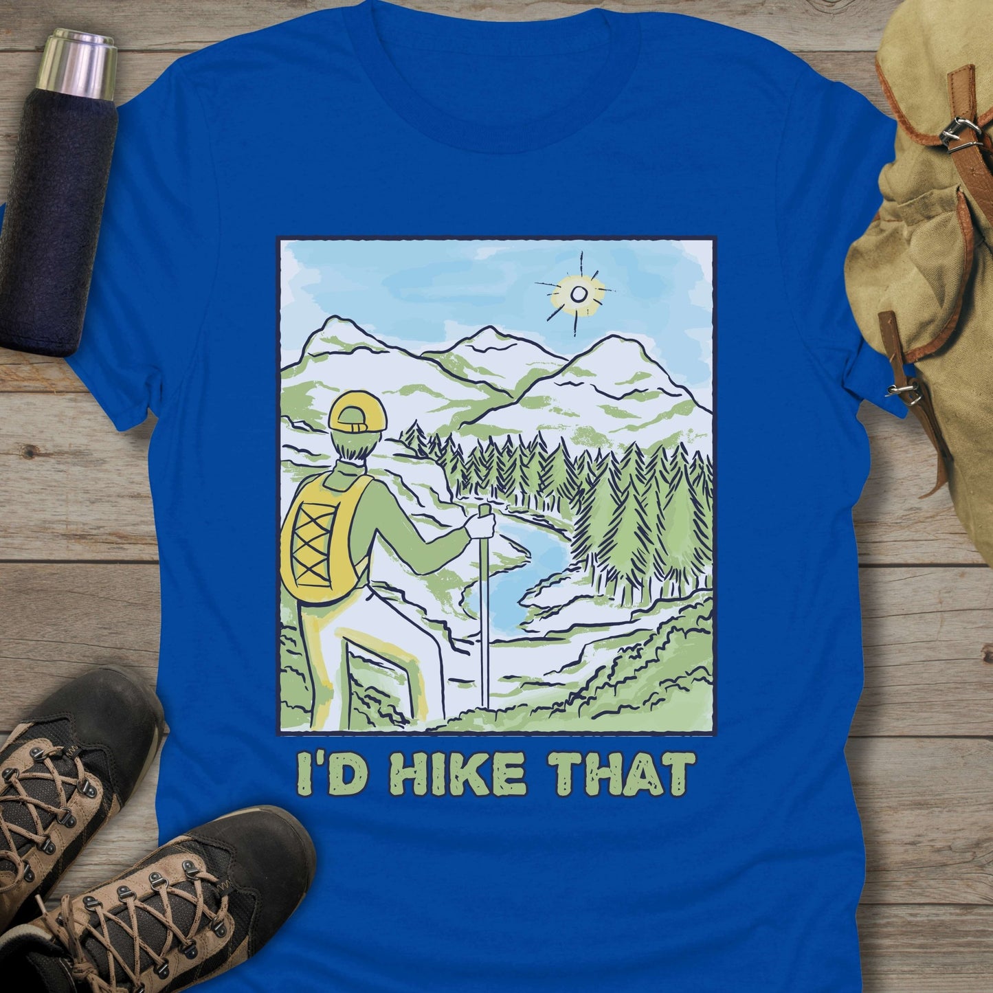 Shop our collection of funny hiking shirts for stylish hiking tee shirts that will make you stand out on the trails.