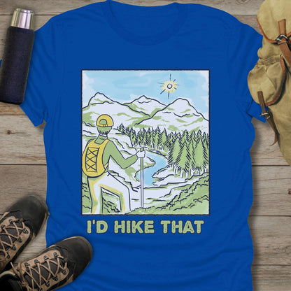 Shop our collection of funny hiking shirts for stylish hiking tee shirts that will make you stand out on the trails.