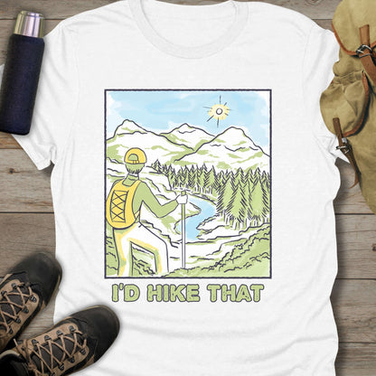 Shop our collection of funny hiking shirts for stylish hiking tee shirts that will make you stand out on the trails.